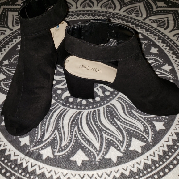Nine West peep toe sling back mules size 7.5 - Picture 7 of 7